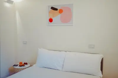 Letto o letti in una camera di Vista e Tetti ai Canacci