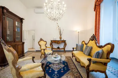Area soggiorno di Terme Suite Florence Luxury in a 14th century palace