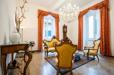 Area soggiorno di Terme Suite Florence Luxury in a 14th century palace