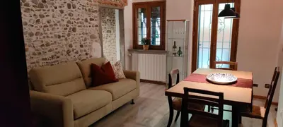 Area soggiorno di Casa del borgo