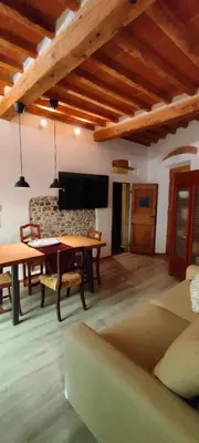 TV o dispositivi per l'intrattenimento presso Casa del borgo