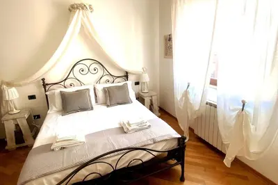 Letto o letti in una camera di Rebecca's house Florence