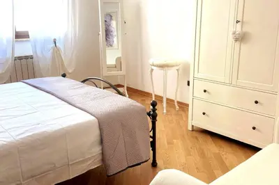 Letto o letti in una camera di Rebecca's house Florence