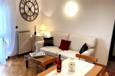 Area soggiorno di Rebecca's house Florence