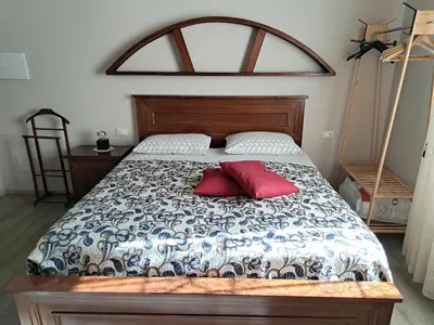 Letto o letti in una camera di IL REGNO DI IOSE'