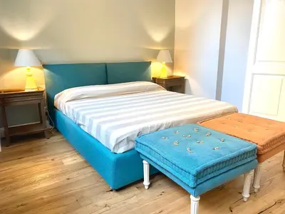 Letto o letti in una camera di Accademia Newly Renovated Ancient Abbey