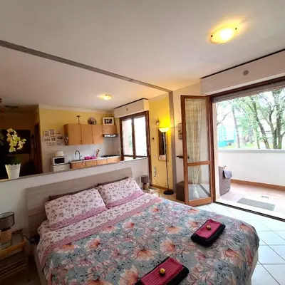 Letto o letti in una camera di Palazzo Wanny Free Parking & Terrace