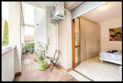 Letto o letti in una camera di Palazzo Wanny Free Parking & Terrace