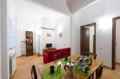 Area soggiorno di Calzaioli Apartment - Steps from the Duomo
