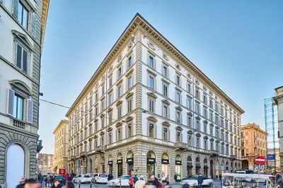 Vista generica su Firenze o vista sulla città dall'interno dell'affittacamere