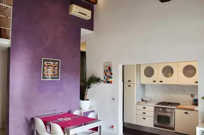 Cucina o angolo cottura di Attico con terrazza su Firenze
