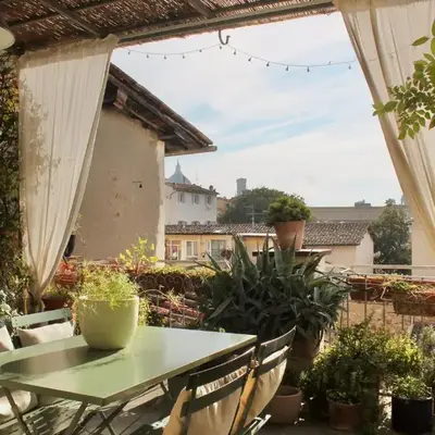 Attico con terrazza su Firenze