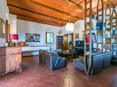 Area soggiorno di Holiday Home I Cancelli by Interhome