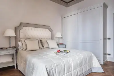 Letto o letti in una camera di Signoria Deluxe Studio-2 people in Signoria Square