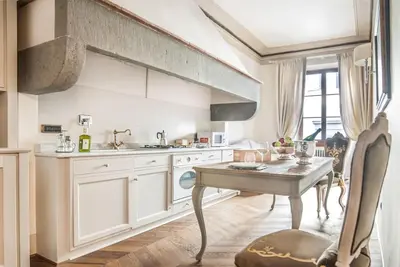 Cucina o angolo cottura di Signoria Deluxe Studio-2 people in Signoria Square