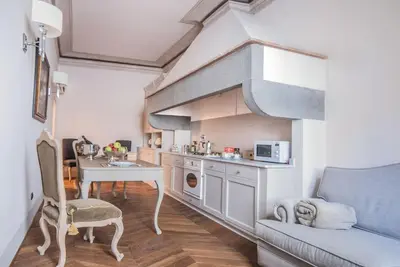 Cucina o angolo cottura di Signoria Deluxe Studio-2 people in Signoria Square