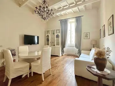 TV o dispositivi per l'intrattenimento presso Luxury apartment close to S. Frediano – Victor