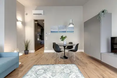 Area soggiorno di Pepe Apartment by Mamo Florence