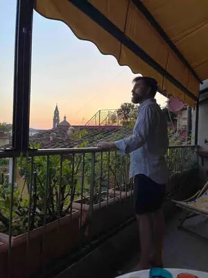 Balcone o terrazza di Suite with 3 terraces at Ponte Vecchio