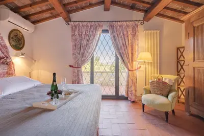 Letto o letti in una camera di Casamaggio