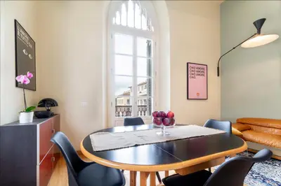 Area soggiorno di Classy nest in a historical palace