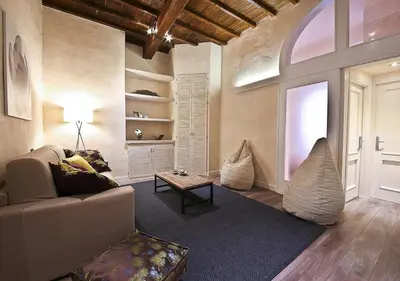 Area soggiorno di Apartments Florence - Giglio santa trinita