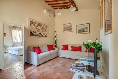 Area soggiorno di Apartments Florence - Canto Dei Nelli