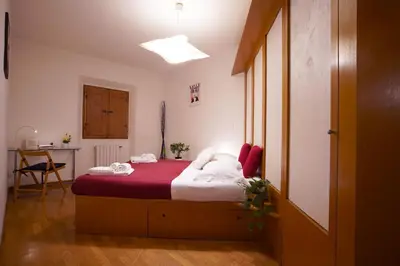 Letto o letti in una camera di Appartamento Borgo degli Artisti