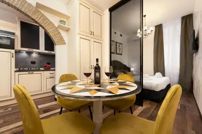 Cucina o angolo cottura di Pitti Elegant Suite
