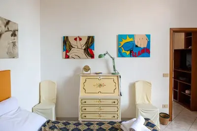 Letto o letti in una camera di San Lorenzo Market - 2 Bedroom Apartment