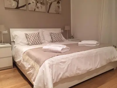 Letto o letti in una camera di Casa Maron