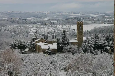 Agriturismo Podere la Cava durante l'inverno
