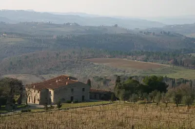 Paesaggio naturale nelle vicinanze of country house