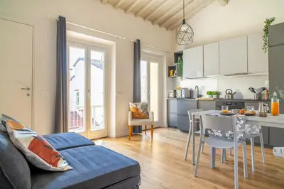 Cucina o angolo cottura di Roofscape view