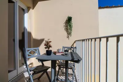Balcone o terrazza di Roofscape view