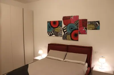 Letto o letti in una camera di Notte romantica a Firenze