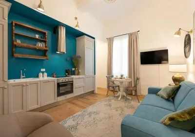 Cucina o angolo cottura di Via dei Pepi 3 - Florence Charming Apartments - Chic retreat Apartment a few steps from Santa Croce Square