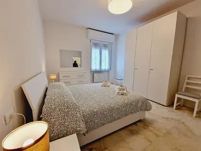 Letto o letti in una camera di Casa Fiorenza