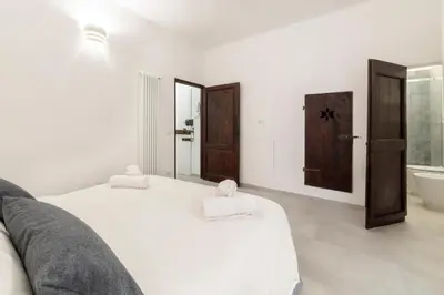 Letto o letti in una camera di Casa San Martino in the feel of the middle age