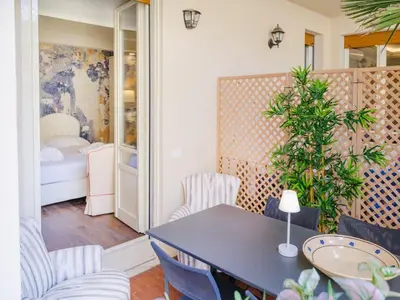 Area soggiorno di Casa Silvia - Central flat with private terrace
