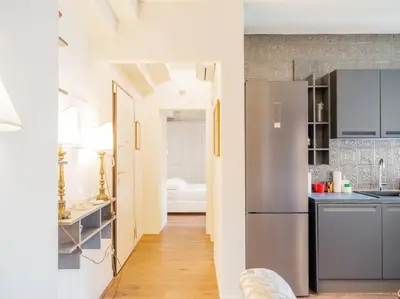 Cucina o angolo cottura di Casa Silvia - Central flat with private terrace