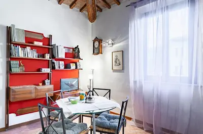 Area soggiorno di GuestHost - Arno River Quiet Apartment