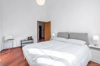 Letto o letti in una camera di Casa tua Santo Spirito