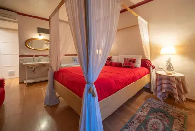 Letto o letti in una camera di Peruzzi Luxury Apartment by Mamo Florence