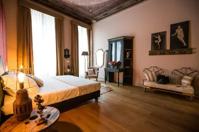 Letto o letti in una camera di Soprarno Suites