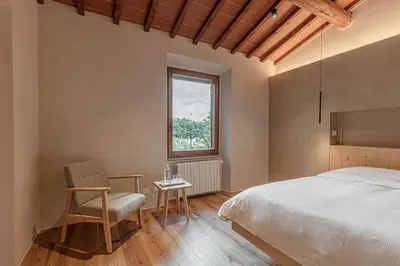 Letto o letti in una camera di La Casa Rosa bnb