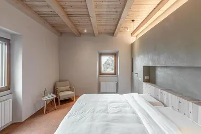 Letto o letti in una camera di La Casa Rosa bnb