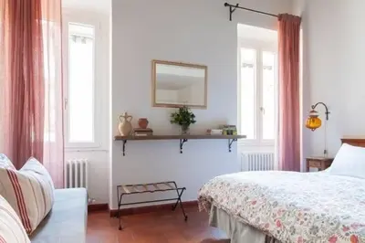 Letto o letti in una camera di Santa Croce Traditional House