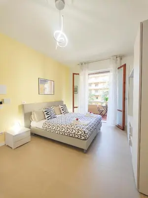 Letto o letti in una camera di Florence Harmony