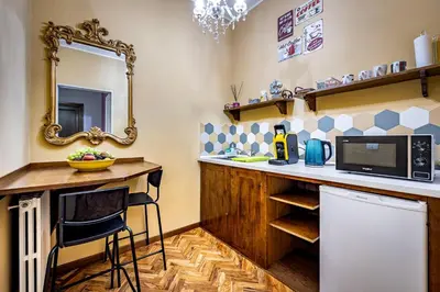 Cucina o angolo cottura di Sabry Home Florence Guest House Affittacamere